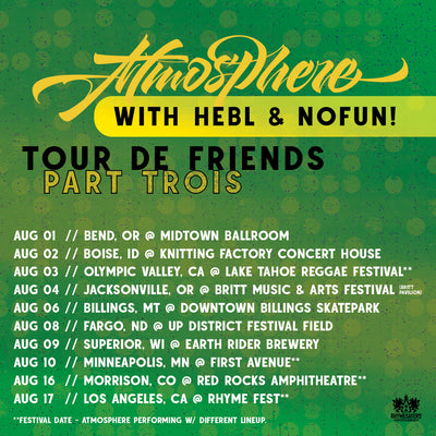 Tour De Friends: Part Trois !!!